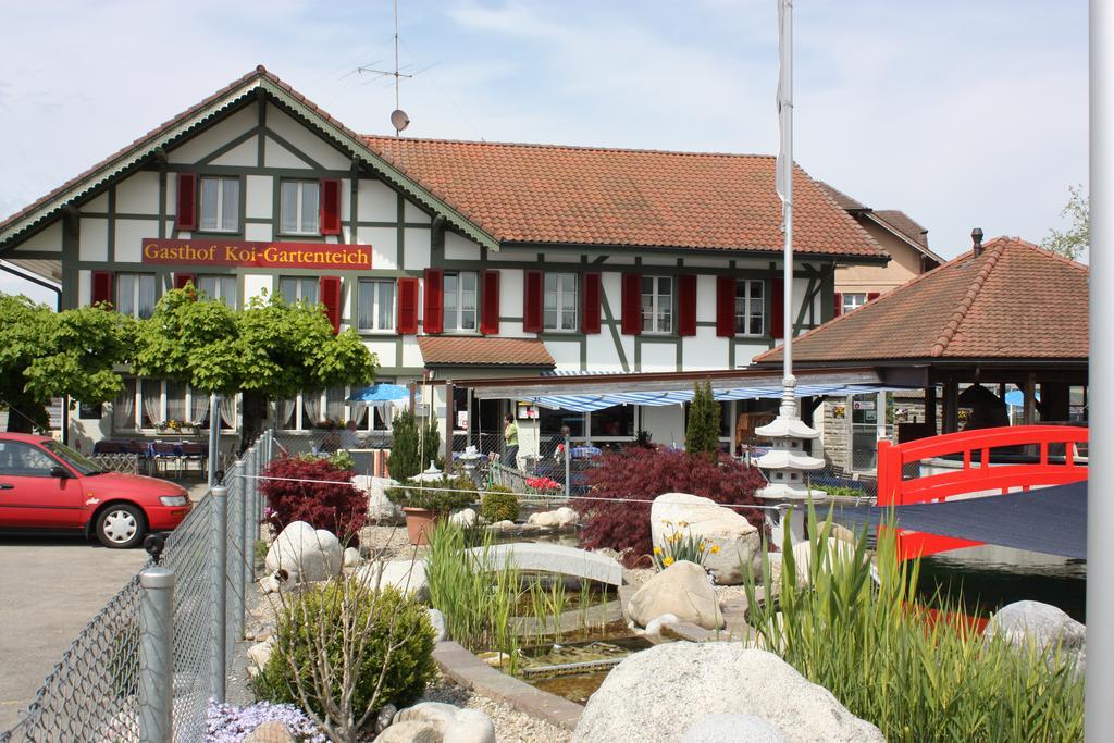 Hotel Restaurant Koi-Gartenteich Hausernmoos Экстерьер фото